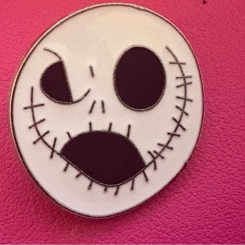 Nightmare Before Christmas Jack Skellington Angry Evil Face Pin